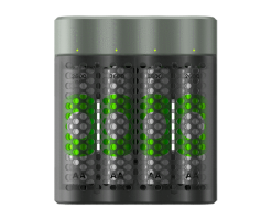 超霸GP 綠再快快充充電器M451(USB) 連2600mAh AA鎳氫充電電池 4粒 - GPACSM451030