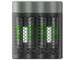超霸GP 綠再快快充充電器M451(USB) 連950mAh AAA鎳氫充電電池 4粒 - GPACSM451031