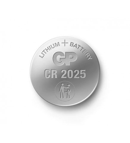 GP超霸 計數機及電腦用鈕型電池 CR2025 - 5粒獨立咭裝 - GPPBL2025008