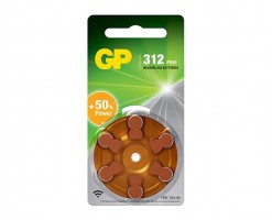 GP超霸 助聽器電池 ZA312 - 6粒咭裝  - GPPBZZ31F010