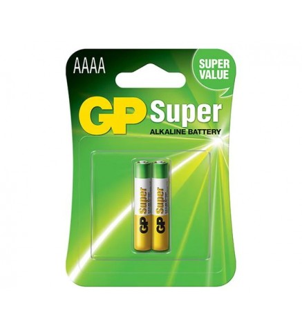 超霸電池 GP 超強鹼性 Super 4A 2粒咭裝 - GPPCA025A001