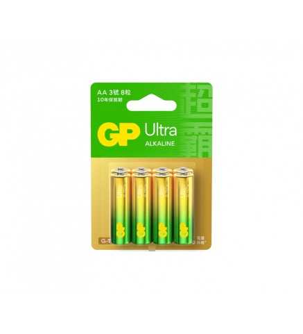 超霸電池 GP 特強鹼性 Ultra 2A 8粒咭裝 - GPPCA15AU179