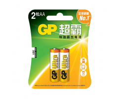 超霸電池 GP 特強鹼性 Ultra 2A 2粒咭裝 - GPPCA15AU181