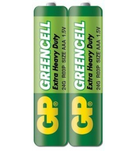 超霸電池 GP 碳性 Greencell 3A 2粒收縮裝  - GPPCC24UC075