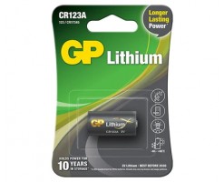 GP超霸 相機鋰電池 CR123A - 1粒咭裝 - GPPCL123A117