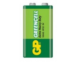 超霸電池 GP 碳性 Greencell 9V 1粒收縮裝   - GPPVCF9VG020