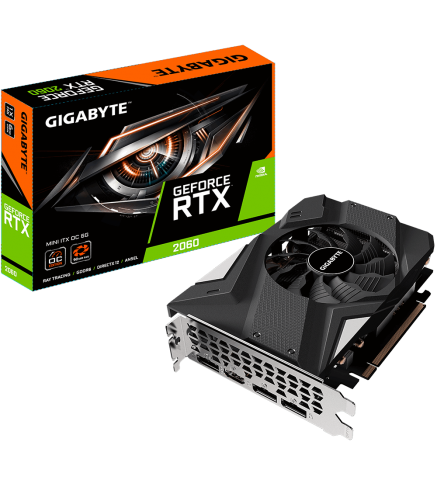 技嘉 GIGABYTE Geforce RTX™ 2060 MINI ITX OC 6G電腦顯示卡 - GV-N2060IXOC-6GD