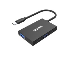 UNITEK優越者 - 用於 4 端口 USB-(2A+2C)(USB 3.1 Gen 2 10Gbps SuperSpeed) 的 USB-C 集線器 - H1302A