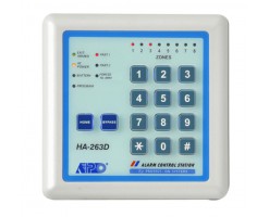APO/AEI 8 防區、 雙間隔 防盜控制箱 (分體密碼鍵盤控制, 內置火牛)  - HA-263D-T