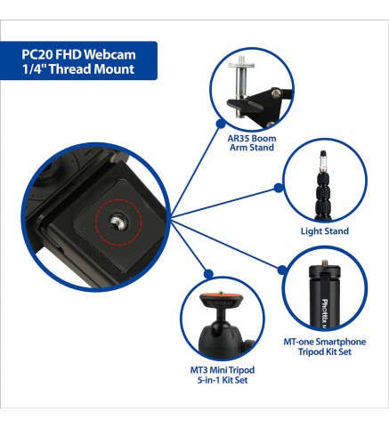 Phottix - PC20 Full HD Webcam 全高清廣角視像鏡頭 - HD PC20