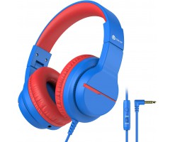 iClever HS19 Kids Headphones with Mic - HS19 Blue