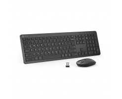 iClever WiFi 無線超薄鍵盤連滑鼠組合 黑色 - IC-GK08-BK 黑色