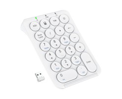 iClever Portable wireless 2.4G numeric keypad (White) - IC-KP09黑色/白色 2.4G