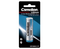 Camelion - 18650 鋰離子充電池 2600mAh - ICR18650-26BP ( 平頭 )