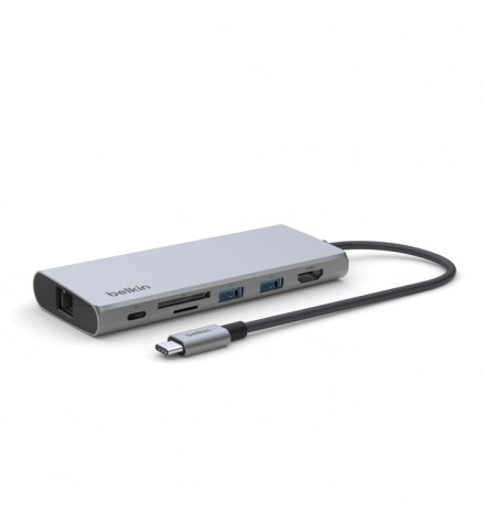 BELKIN貝爾金 - Connect USB-C® 7 合 1 多埠轉接器 - INC009BTSGY