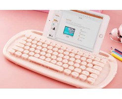 FORTER富德 - 便攜式無線藍牙鍵盤 - 粉紅色 - K510