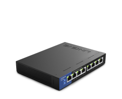 LinkSys 8 埠商用桌面千兆 PoE+ 交換機/交換器 - LGS108P-AP