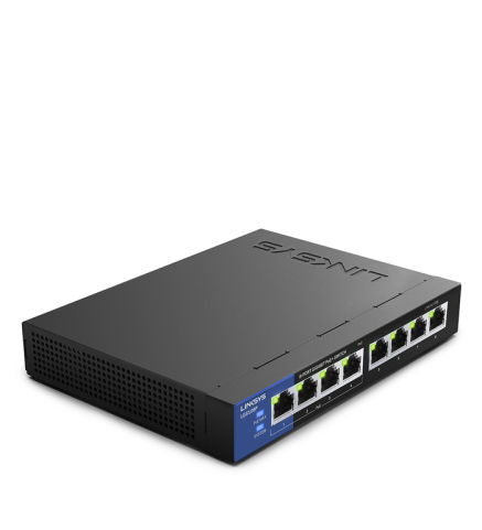 LinkSys 8 埠商用桌面千兆 PoE+ 交換機/交換器 - LGS108P-AP