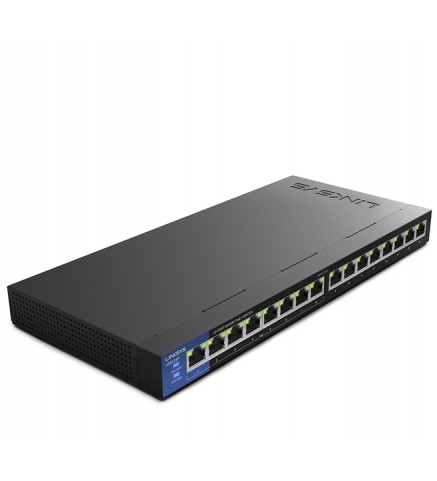 LinkSys 16 埠商用桌面千兆 PoE+ 交換機/交換器 - LGS116P-AP