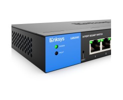 LinkSys 8 連接埠託管千兆乙太網路交換機，具有 2 個 1G SFP 上行鏈路，符合 TAA/交換器 - LGS310C-EU