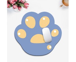 TECHGEAR Pet Paw Print PVC Mouse Pad (Blue)- LM25235-BU
