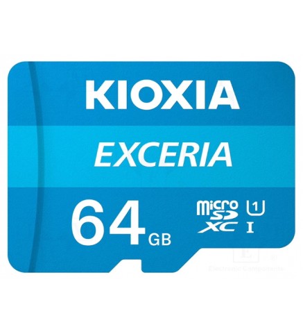 鎧俠EXCERIA microSD 記憶卡 64GB 附適配器 - LMEX1L064GG2 w/apater