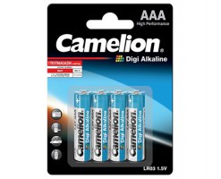 Camelion - Digi 鹼性AAA電池 (4粒 , 咭裝) - LR03-BP4DG