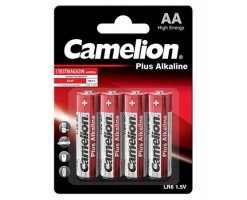 Camelion - AA高能鹼性電池 (4粒,咭裝) - LR6-BP4A
