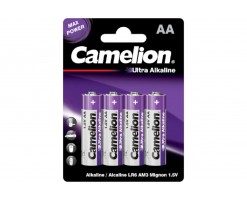 Camelion - AA超能鹼性電池 (4粒,咭裝) - LR6-BP4UT