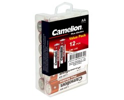 Camelion - AA高能鹼性電池 (12粒, 硬盒裝) - LR6-PBH12