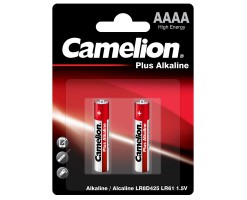 Camelion - AAAA高能鹼性電池 (2粒, 咭裝) - LR8D425 LR61-BP2
