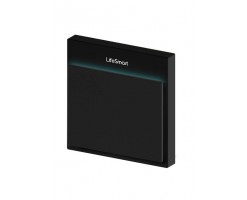 LifeSmart雲起 Blend 智能開關 - 1 個按鈕（黑色）-獨立智慧開關/流光開關掣 - LS055BL