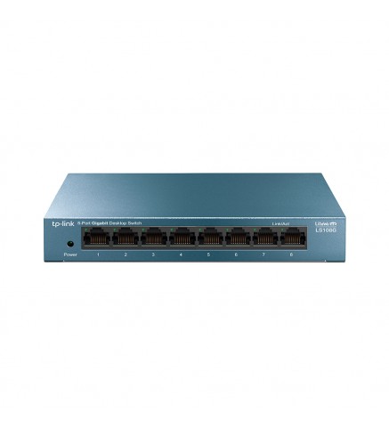 TP-Link 8埠 10/100/1000Mbps 桌上型交換器 - LS108G
