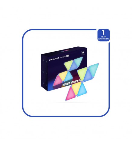 LifeSmart雲起 ColoLight 三角形套件（6 件裝）/智能燈板套裝 - LS165A6