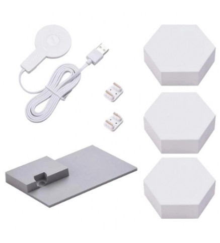 LifeSmart雲起 ColoLight Pro Kit (3-pack) - 智能量子燈套裝連控制器 3件裝 - LS166A3