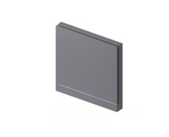 LifeSmart雲起 Blend Switch Pro - 1 個按鈕（灰色）-1位獨立智慧開關/流光開關掣 - LS240-GR1