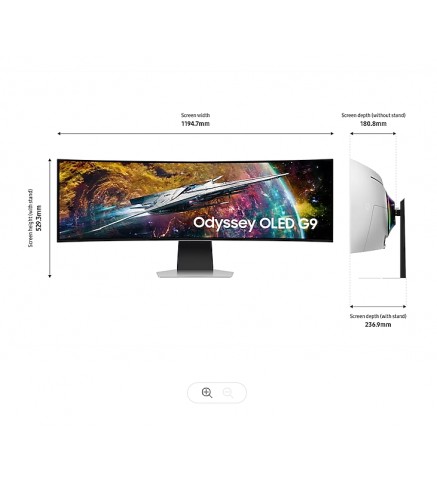 Samsung三星 49" Odyssey OLED G9 曲面電競顯示器 (240Hz) - LS49CG954SCXXK/EP