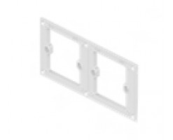 LifeSmart Perfectline Plate - 2 Slot (White) - LS930-WH2