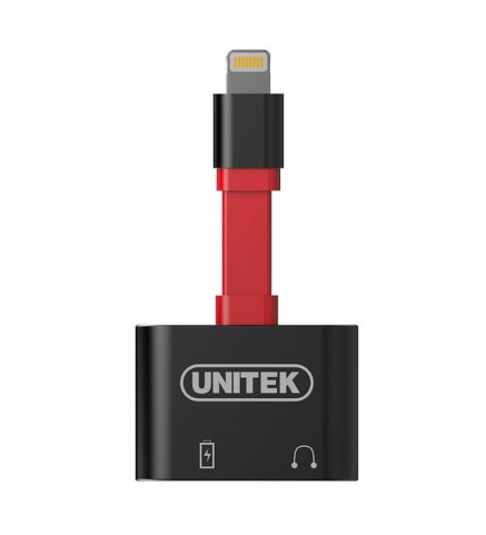 UNITEK優越者 - 用於 3.5 毫米耳機和充電的閃電分配器 - M1103A