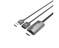 UNITEK優越者 - 適用於 iOS 和 Android 的帶藍牙的移動至 HDMI 顯示電纜 - M1104A