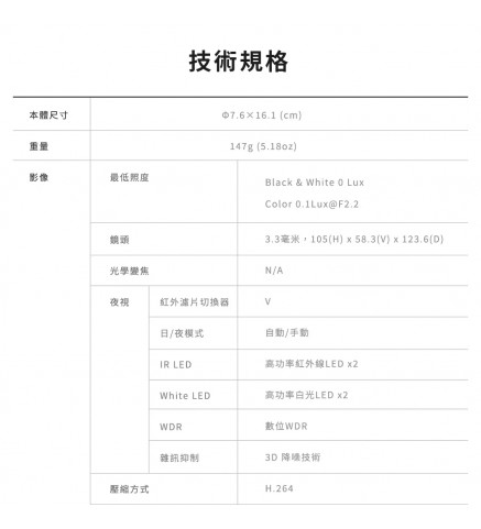 SpotCam 2.5K 2.4+5GHz 防水防塵全彩夜視攝影機/攝像機 - MBC1 2.5K防水防塵全2.4+5Ghz 彩夜視攝影機