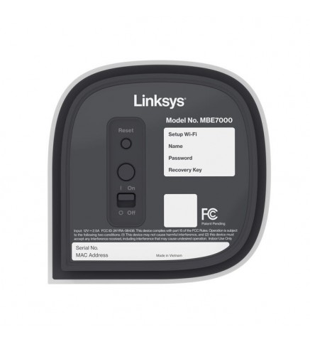 Linksys Velop Pro 7 三頻 BE11000 認知網狀路由器 3件裝 - MBE7003-AH