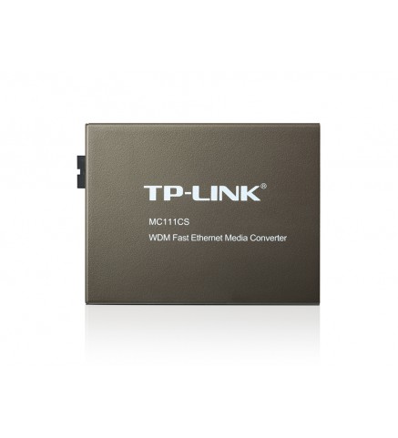 TP-Link WDM 快速乙太網路媒體轉換器 - MC111CS