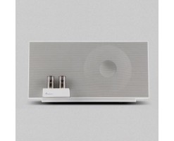 LanChiYa Hybrid Vacuum Tube Bluetooth Speaker - White - MK70 White 迷你多功能藍牙膽機 喇叭2.1