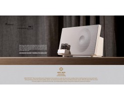 LanChiYa Hybrid Vacuum Tube Bluetooth Speaker - White - MK70 White 迷你多功能藍牙膽機 喇叭2.1