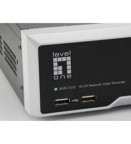 Level One 16 通道 H.265 NVR 帶本地顯示/網絡錄影機 - NVR-1316
