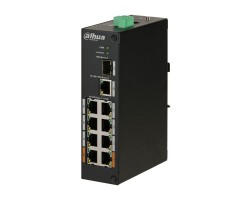 Dahua 10-Port Unmanaged Hardened Switch with 8 Port PoE - PFS3110-8ET-96