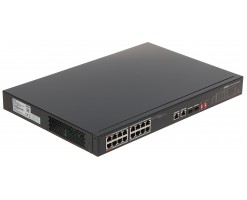 Dahua 100 Mbps dual-port uplink unmanaged PoE switch -PFS3218-16ET-135