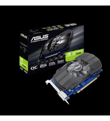 ASUS 華碩Phoenix GeForce® GT 1030 2GB DDR5超頻鳳凰版 顯示卡 - PH-GT1030-O2G