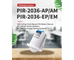APO/AEI infrared motion detector – ceiling recessed - PIR-2036 EP